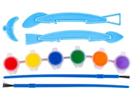 Zabawki kreatywne - ZESTAW KOŁO GARNCARSKIE FARBKI AKCESORIA - miniaturka - grafika 1