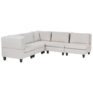 Narożniki - Sofa narożna unstad jasnobeżowy prawostronny B513601 - miniaturka - grafika 1