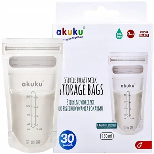 Akuku Woreczki Torebki Przechowywania Pokarmu x30 - Akcesoria do karmienia - miniaturka - grafika 2