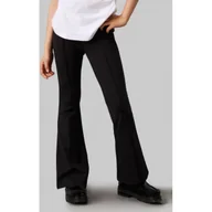 Spodnie sportowe damskie - CALVIN KLEIN JEANS Spodnie flare fit - miniaturka - grafika 1