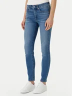 Spodnie damskie - Calvin Klein Jeans Jeansy LV047F704G Niebieski Skinny Fit - miniaturka - grafika 1