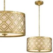 Lampy sufitowe - Gilded Nola Gilded Nola ARABELLA GN/ARABELLA/P/M lampa wisząca 2x75W/E27  ELSGN/ARABELLA/P/M - miniaturka - grafika 1