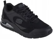 Sneakersy męskie - Buty sportowe sneakersy męskie Skechers Uno 2 90S czarne 43 Eu - miniaturka - grafika 1