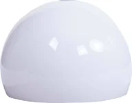 Oprawy, klosze i abażury - Klosz HWC-M34 do lamp łukowych i wiszących, wymienny klosz, Ø 40 cm, tworzywo sztuczne ~ biały - miniaturka - grafika 1