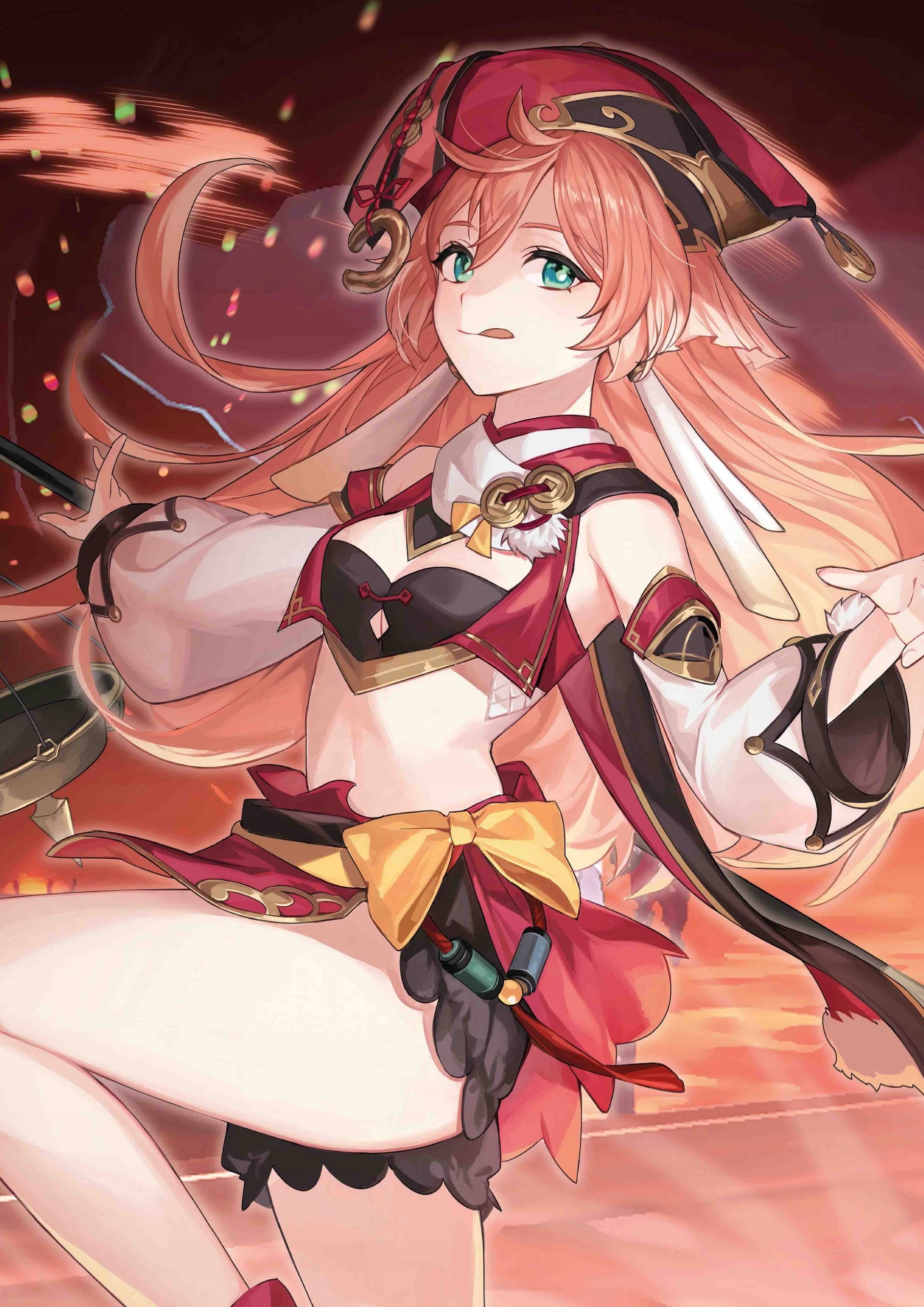 Plakat A3 Genshin Impact Anime Gra Yanfei