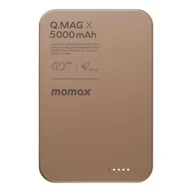 Powerbanki - MOMAX Q.Mag X Powerbank magnetyczny 5.000 mAh kompatybilny z MagSafe - Piaskowy - miniaturka - grafika 1