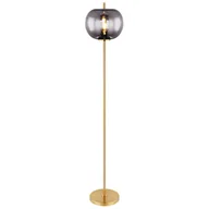 Lampy stojące - Globo Blacky 15345SMM lampa stojąca podłogowa 1x60W E27 dymiona/mosiądz - miniaturka - grafika 1