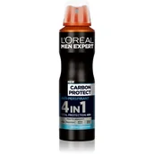 Dezodoranty i antyperspiranty unisex - L'Oreal Paris Dezodorant-antyperspirant w sprayu - L'Oreal Paris Men Expert Carbon Protect 48H Anti-Perspirant Deodorant - miniaturka - grafika 1