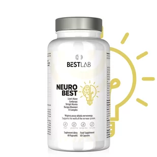 Best Lab NeuroBest PRO Neuro Best 60vkaps. Układ Nerwowy - Witaminy i minerały - miniaturka - grafika 1