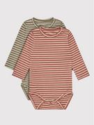 Body dla niemowląt - NAME IT Komplet 2 par body dziecięcych Tais 13203726 Kolorowy - miniaturka - grafika 1