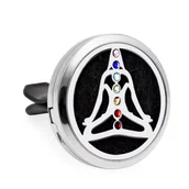 Zapachy samochodowe - Dyfuzor aromaterapeutyczny do samochodu - model CZAKRY, bezpieczny i zdrowy do olejków eterycznych - miniaturka - grafika 1