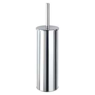 Ścienna szczotka do WC ze stali nierdzewnej w kolorze błyszczącego srebra Basic – Wenko - Akcesoria do wc - miniaturka - grafika 1