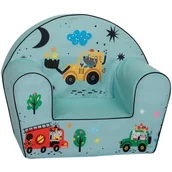 Fotele i pufy dla dzieci - Delsit Fotelik z pianki dla dziecka, Pufa, Fotel - miniaturka - grafika 1