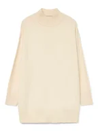 Swetry damskie - Vero Moda Sweter w kolorze beżowym - miniaturka - grafika 1