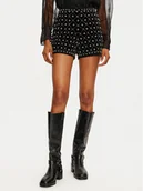 Spodenki damskie - TWINSET Szorty materiałowe 242TT2242 Czarny Slim Fit - miniaturka - grafika 1