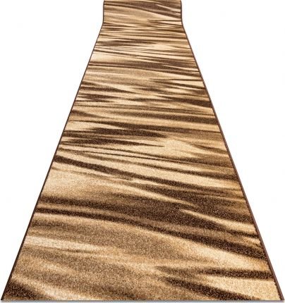 Dywany Łuszczów Chodnik KARMEL FRYZ - ARABICA brąz 100 cm, 100x1350 cm