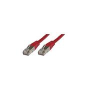 Patchcordy - MicroConnect RJ-45/RJ-45 kat.6 F/UTP Czerwony 20m STP620R - miniaturka - grafika 1