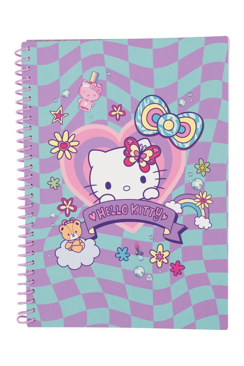Kołobrulion B5 100k. kratka plastikowa spirala Hello Kitty wzór 2