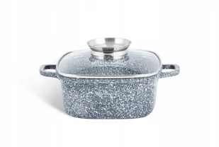 Edenberg Garnek marmurowy z pokrywką EB 8001 2.8L na indukcję 20 cm Edelhoff EH 7663 EB 8001 - Garnki - miniaturka - grafika 1