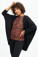 Swetry damskie - Narzutka KOKOworld Stripe Black Tierra - Onesize - miniaturka - grafika 1