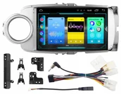 Radia samochodowe - Radio Samochodowe Do Toyota Yaris Android Bt 9'' | Srebrny - miniaturka - grafika 1