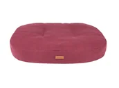 Legowiska dla psów - Ami Play Materac owalny Montana L bordowy 75x68x10 - miniaturka - grafika 1