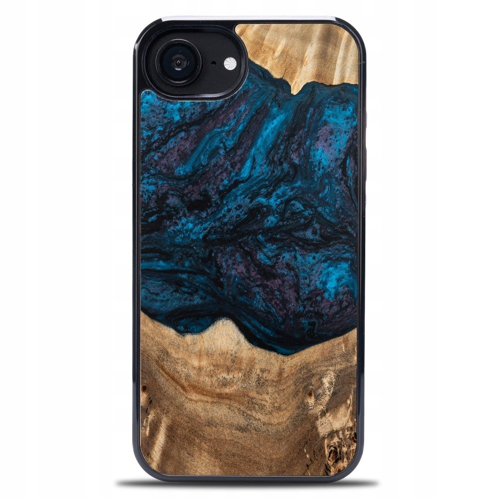 Bewood Drewniane etui do iPhone 16e, Unique Planets Neptun