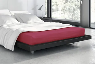 Prześcieradło Frotte Vanille Z Gumką Bordowe - Prześcieradła - miniaturka - grafika 1