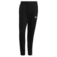 Spodnie męskie - Adidas Spodnie męskie M 3s Ft Te Pt czarny czarny/biały S GK8829 - miniaturka - grafika 1