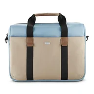 Torby na laptopy - Torba na laptopa HAMA Silvan 15.6 - 16.2 cali Niebiesko-beżowy - miniaturka - grafika 1