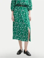 Spódnice - Tom Tailor Denim Spódnica midi 1045505 Zielony Regular Fit - miniaturka - grafika 1