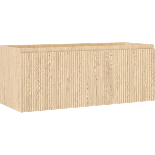 Mexen Rivel szafka łazienkowa podumywalkowa 120 cm, 1 szuflada, ryflowana , dąb - 91A20-12047-1-BF81 - Szafki łazienkowe - miniaturka - grafika 1