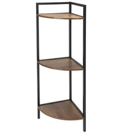Regały - Regał metalowy narożny 3 półki 76 cm - miniaturka - grafika 1