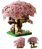 Klocki - Klocki Drzewko Bonsai, Drzewo Wiśni, Japońskie, Dla Dziecka Zestaw - miniaturka - grafika 1