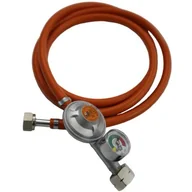 Akcesoria i części do kuchenek i piekarników - LECHAR Zestaw gazowy LECHAR FPB-KP-200 Ocynk z krótką złączką prostą) FPB-KP-200 - miniaturka - grafika 1