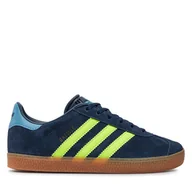 Buty dla chłopców - Sneakersy adidas Gazelle J IH2795 Granatowy - miniaturka - grafika 1
