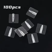 Rękodzieło - TEMU 100 szt. Przezroczyste Naklejki do Bukietów z Mocnym Uchwytem - Akcesoria do Aranżacji Kwiatowych DIY, Naklejki na Opakowania Napojów i - miniaturka - grafika 1