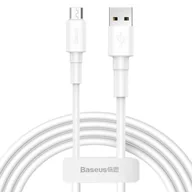 Kable USB - BASEUS MINI WHITE MICRO-USB CABLE 100CM WHITE - miniaturka - grafika 1