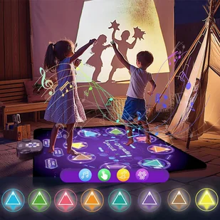 Mata Muzyczna Dla Dzieci 4+ Lat Antypoślizgowa I Składana - Zabawki interaktywne dla dzieci - miniaturka - grafika 1