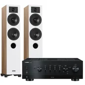 Zestawy stereo - Zestaw stereo YAMAHA MusicCast R-N800A + INDIANA Line Diva 5 Dąb - miniaturka - grafika 1