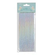 Słomki do napojów - Słomka papierowa opalizująca 12 sztuk - miniaturka - grafika 1