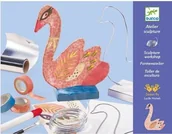 Prace ręczne dla dzieci - Zestaw artystyczny Pracownia rzeźby Łabędź Djeco - miniaturka - grafika 1