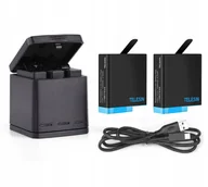 Ładowarki i akumulatory - Ładowarka Usb 2X Bateria Do Gopro Hero 8 / 7 / 6 / 5 Black - miniaturka - grafika 1