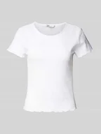 Koszulki i topy damskie - T-shirt o kroju regular fit z czystej bawełny model ‘CARLOTTA’ - miniaturka - grafika 1