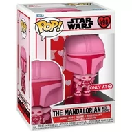 Figurki dla dzieci - Funko POP Star Wars: Valentines - Mando with Grogu (Exclusive) - miniaturka - grafika 1