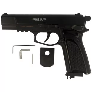 Voltran - Pistolet wiatrówka Ekol ES P66 Black Picatinny - 4,5 mm - Czarny - Wiatrówki pistolety - miniaturka - grafika 1
