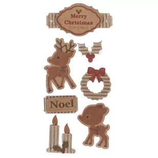 Naklejki 3D Craft Święta1 7 Szt Dalprint - Scrapbooking - miniaturka - grafika 1