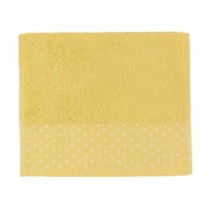 Ręczniki - Ręcznik kropki lux 70x140 żółty kod: 80K-REC-KRO/57 - miniaturka - grafika 1