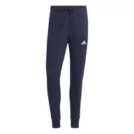 Dresy męskie - Spodnie dresowe męskie adidas Essentials 3-Stripes granatowe IC9406-XXL - miniaturka - grafika 1