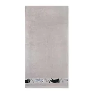Okrycia kąpielowe dla dzieci - Ręcznik 50x70 Koty Jaspis-5717 szary frotte bawełniany dziecięcy - miniaturka - grafika 1